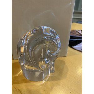Orrefors Sweden Crystal Elephant‎ Figurine Paperweight - 4” x 3” Collector